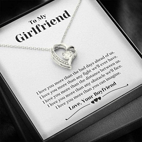 To My Girlfriend - I’ll Always Love You - Necklace PWB358