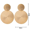 Retro exaggerated gold earrings PWB133