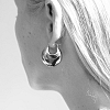 Minimalist hoop earrings PWB046