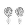 Coin Pearl Earrings PWB155