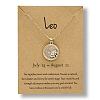 12 Constellation Zodiac Necklace PWB118