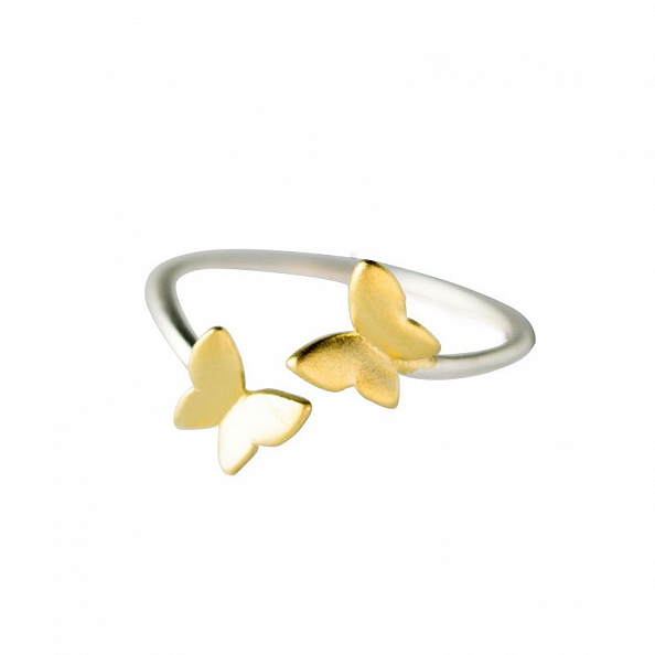 BUTTERFLY RING & NECKLACE SET PW840 