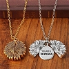 YOU ARE A BADASS SUNFLOWER NECKLACE PWB039
