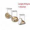 Simple Lock Flower Ring Set PW925