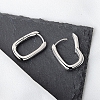 Minimalist Oval Earrings PWB500