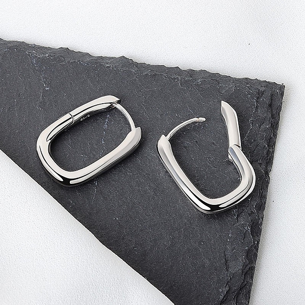 Minimalist Oval Earrings PWB500