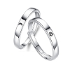 Romantic Moon and Star Couple Ring PWB286
