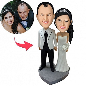 Sweet Wedding Custom Bobblehead PW318