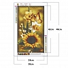 DIY 5D Full Round Drill Diamond Painting- Flower(30X48) PW709