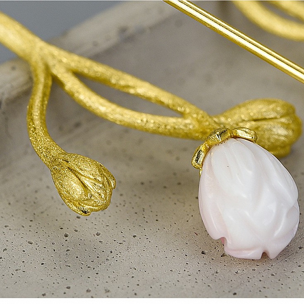 Elegant Jasmine Flower Earrings PWB402