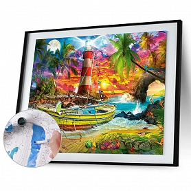 Paint By Numbers-DIY Boat (40*50 CM) PW624