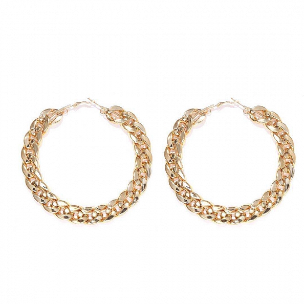 Exaggerated big circle earrings PWB077