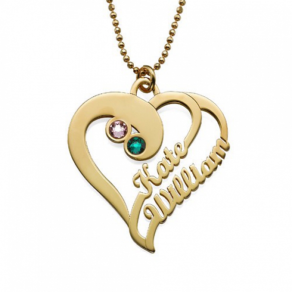 Two Hearts Forever One Necklace PW877