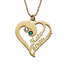 Two Hearts Forever One Necklace PW877