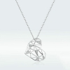 Irregular Heart Pendant Necklace PWB532