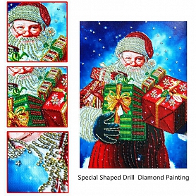 Santa Claus  Full Drill 5D Diamond Painting Kit PW459