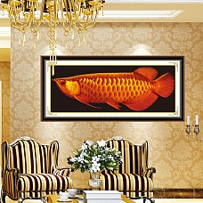 Red Fish 5D Diamond Painting Kit PW506