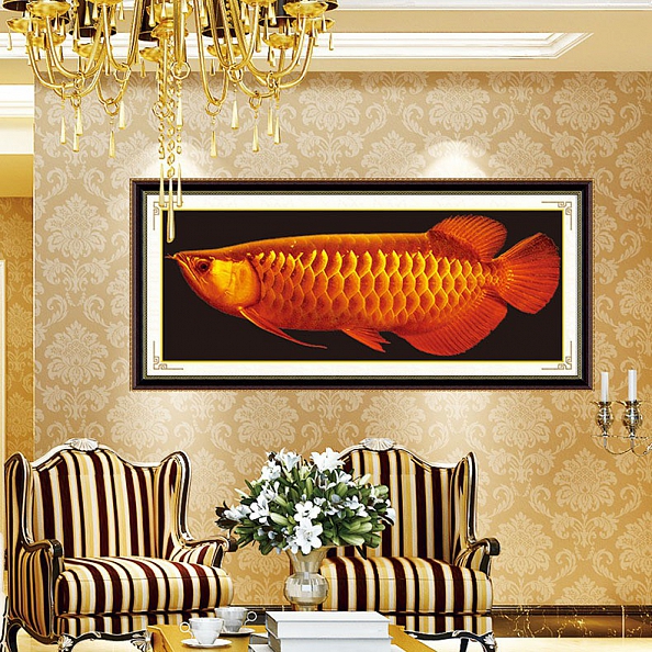 Red Fish 5D Diamond Painting Kit PW506