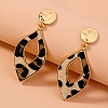 Drop shape leopard earrings PWB127