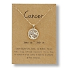 12 Constellation Zodiac Necklace PWB118