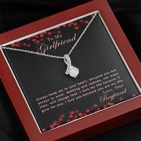 To My Girlfriend Necklace Valentine's Day Gift PWB322