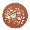 Fresh Flower-Embroidery Kit(30x30cm) PW674