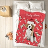 Custom Dog Blankets Personalized Pet Photo Blanket Christmas Dog Blanket Pet Gift PW143