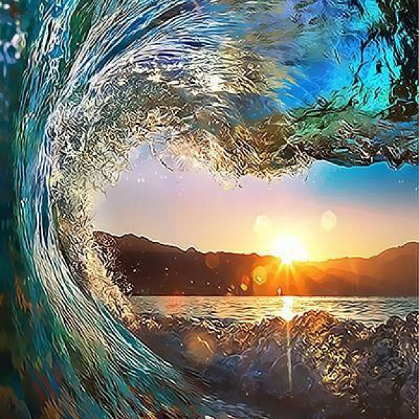 Natural Sea Paint By Numbers Kits PW126