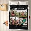 Custom Blankets Personalized Photo Blankets Custom Collage Blankets with 5 Photos PW511