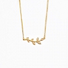 BE-LEAF IN YOURSELF LIKE I DO Tree Leaf Necklace PWB474