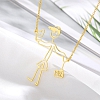 Custom Kids Drawing Necklace PW876