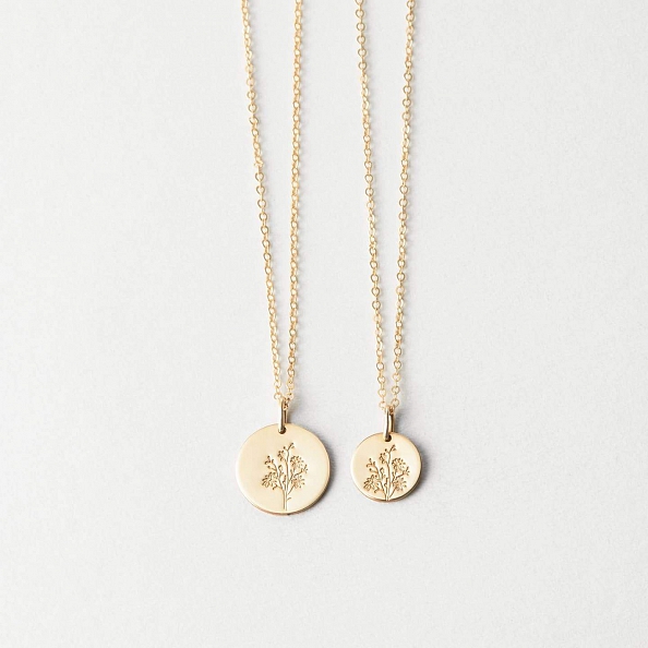 Aster Flower Necklace PW843