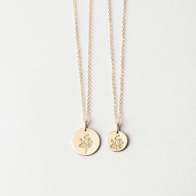 Aster Flower Necklace PW843