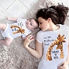 Custom Giraffe Mother's Day Baby Onesies PW152