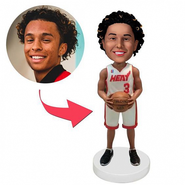 Miami Heat Basketball Player Custom Bobblehead PW419