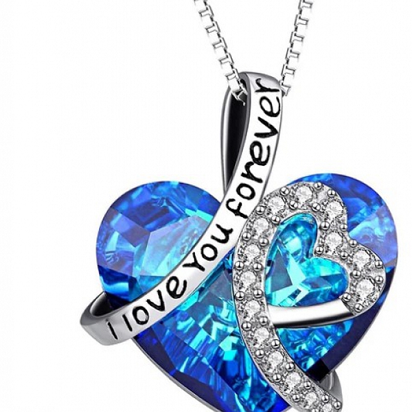 I love your foever Heart Pendant Necklace PW835