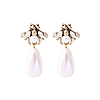 Pearl and Bee Earrings PWB308