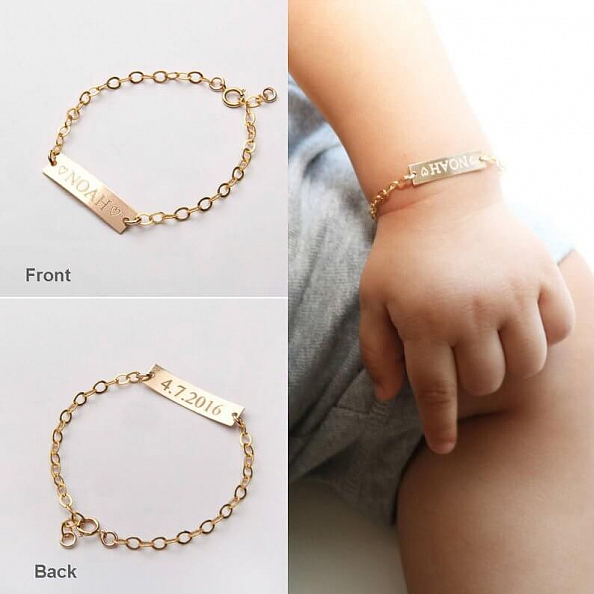 Custom Baby Name Bracelet PW886