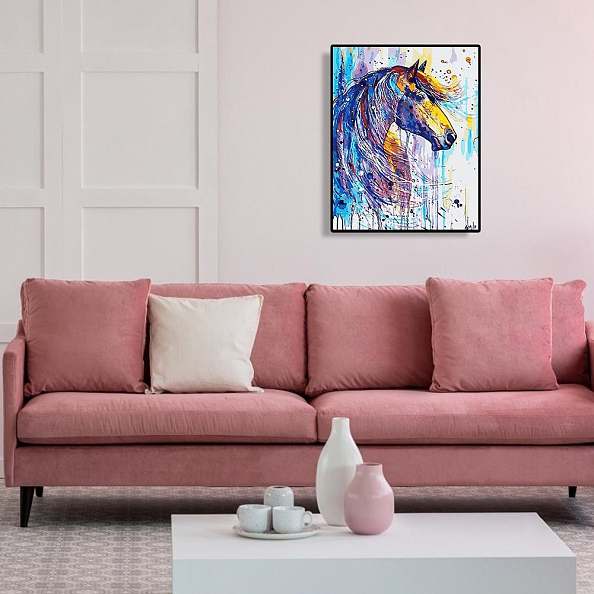 DIY Paint By Numbers Kit(16x20in/40x50cm) Horse PW767