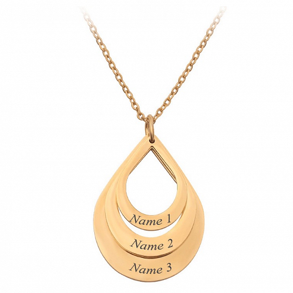 Engraved Family Necklace PW909