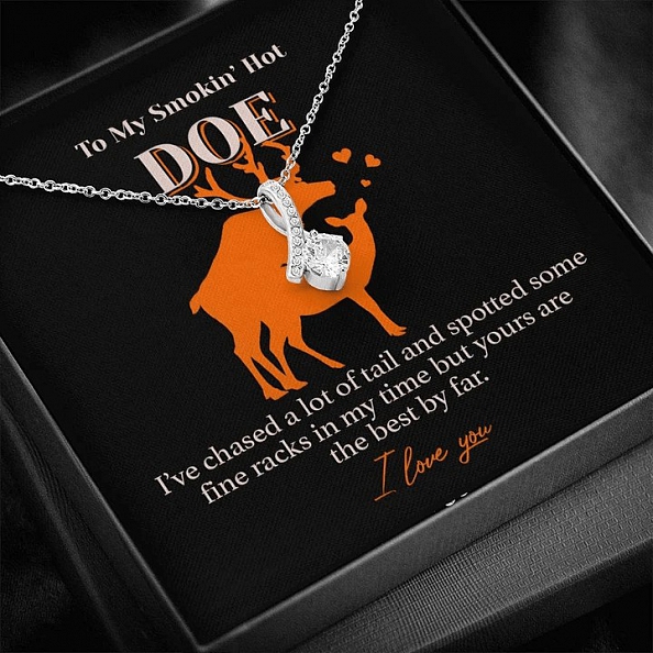 My Hot Doe, I Love You Necklace PWB206