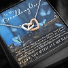 Love Your Granddaughter Butterfly Necklace PWB109