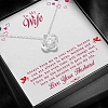 To My Wife Necklace Valentine's Day Gift PWB323