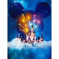 Cartoon Castle - Full Round Diamond Painting PW699