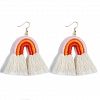 Colorful tassel earrings PWB226