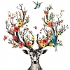 Animal Deer Paint By Numbers Kits PW128