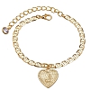 Heart Initials Ankle Bracelet PW889