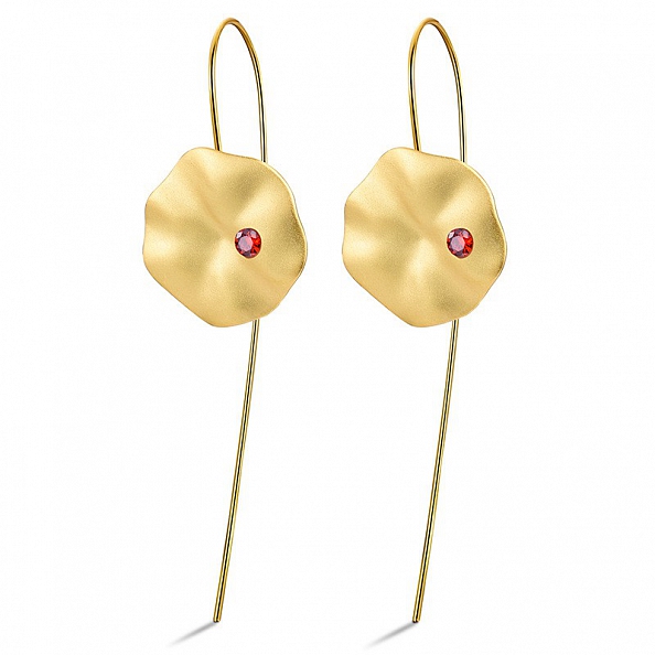 925 Sterling Silver Minimalist Dangle Earrings PWB405