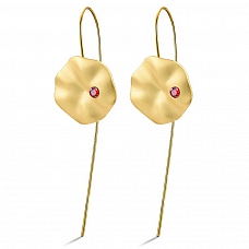 925 Sterling Silver Minimalist Dangle Earrings PWB405