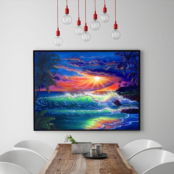 DIY Paint By Numbers Kit(40x50cm) Seascape PW764